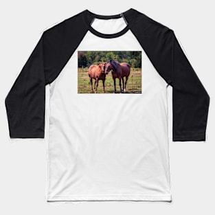 Horses on Pereau Rd Baseball T-Shirt